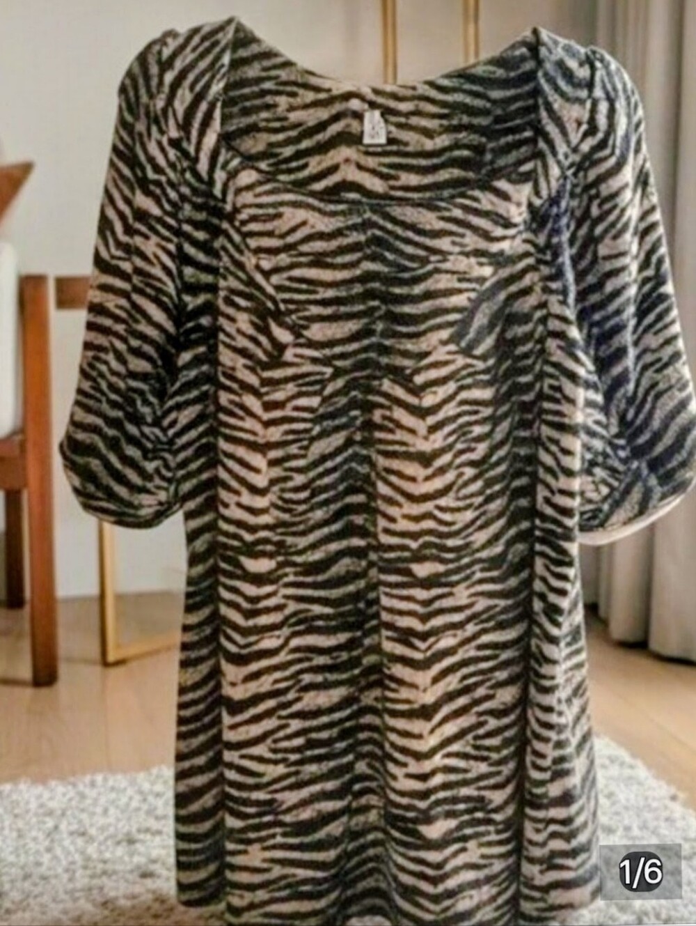 Worthington Tiger Print Blouse